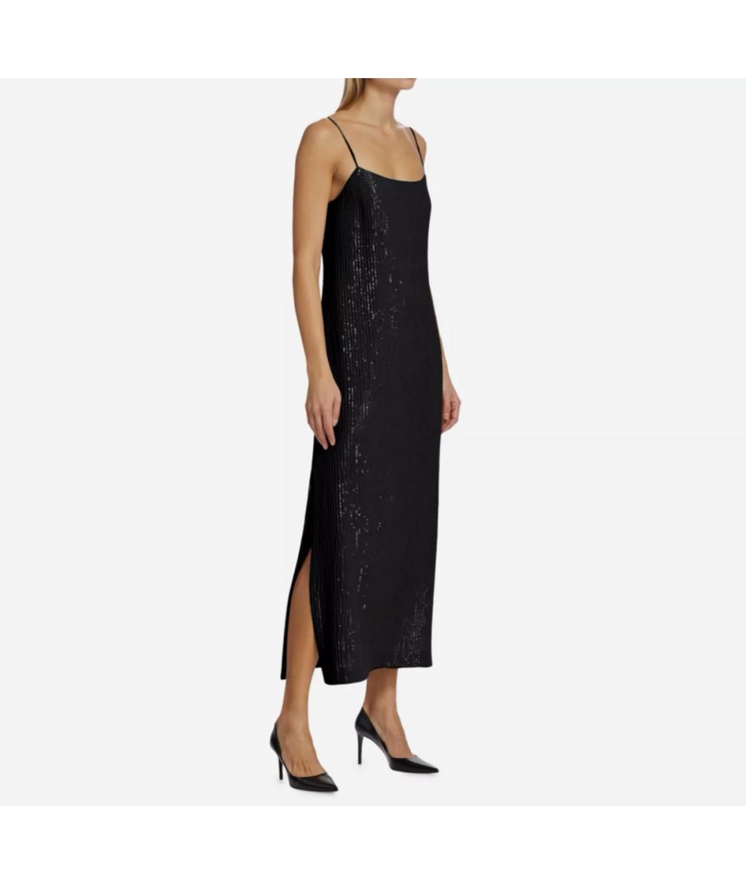 MAX MARA Черное вискозное вечернее платье, фото 4