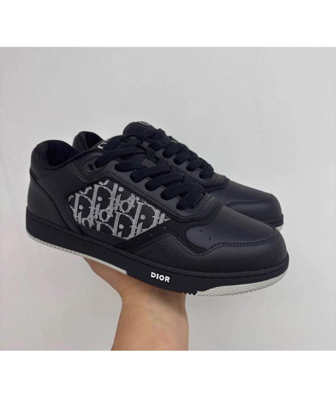 CHRISTIAN DIOR Черные низкие кроссовки / кеды, фото 9