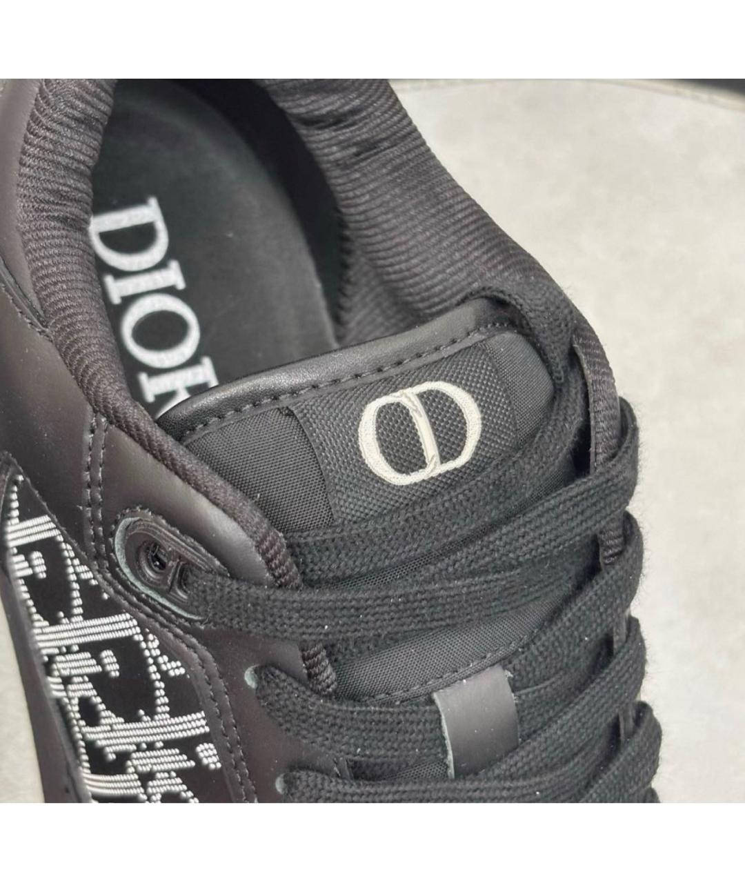 CHRISTIAN DIOR Черные низкие кроссовки / кеды, фото 8
