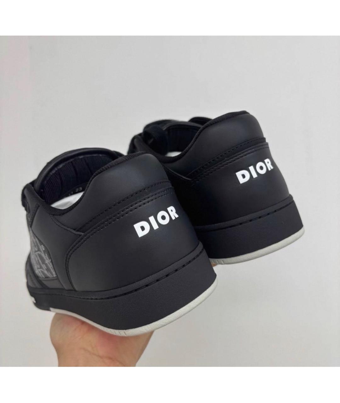 CHRISTIAN DIOR Черные низкие кроссовки / кеды, фото 4