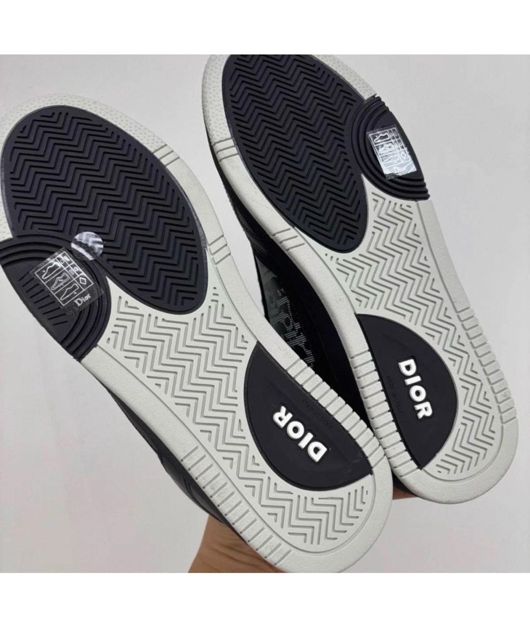 CHRISTIAN DIOR Черные низкие кроссовки / кеды, фото 5
