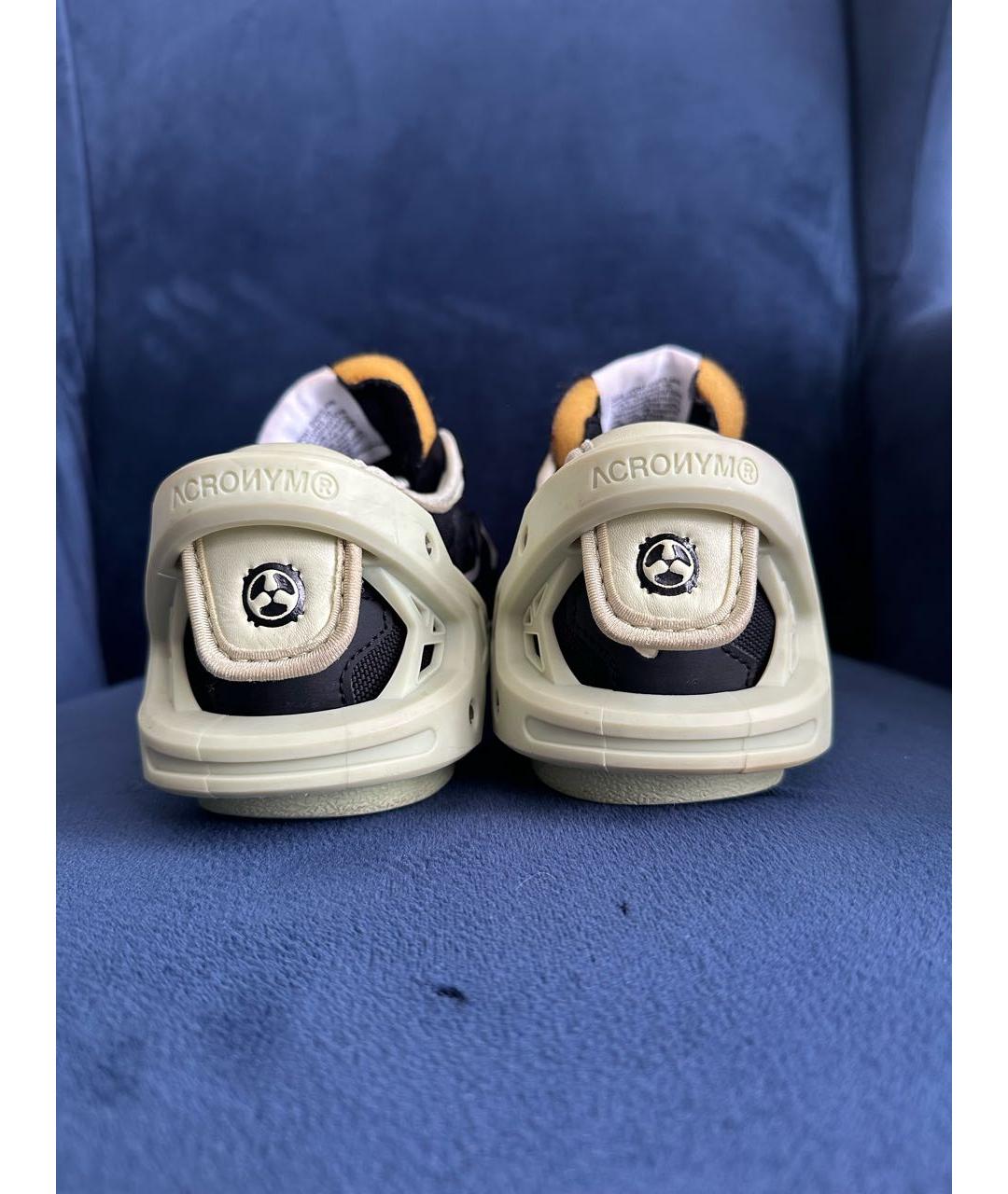 ACRONYM® Черные текстильные низкие кроссовки / кеды, фото 4