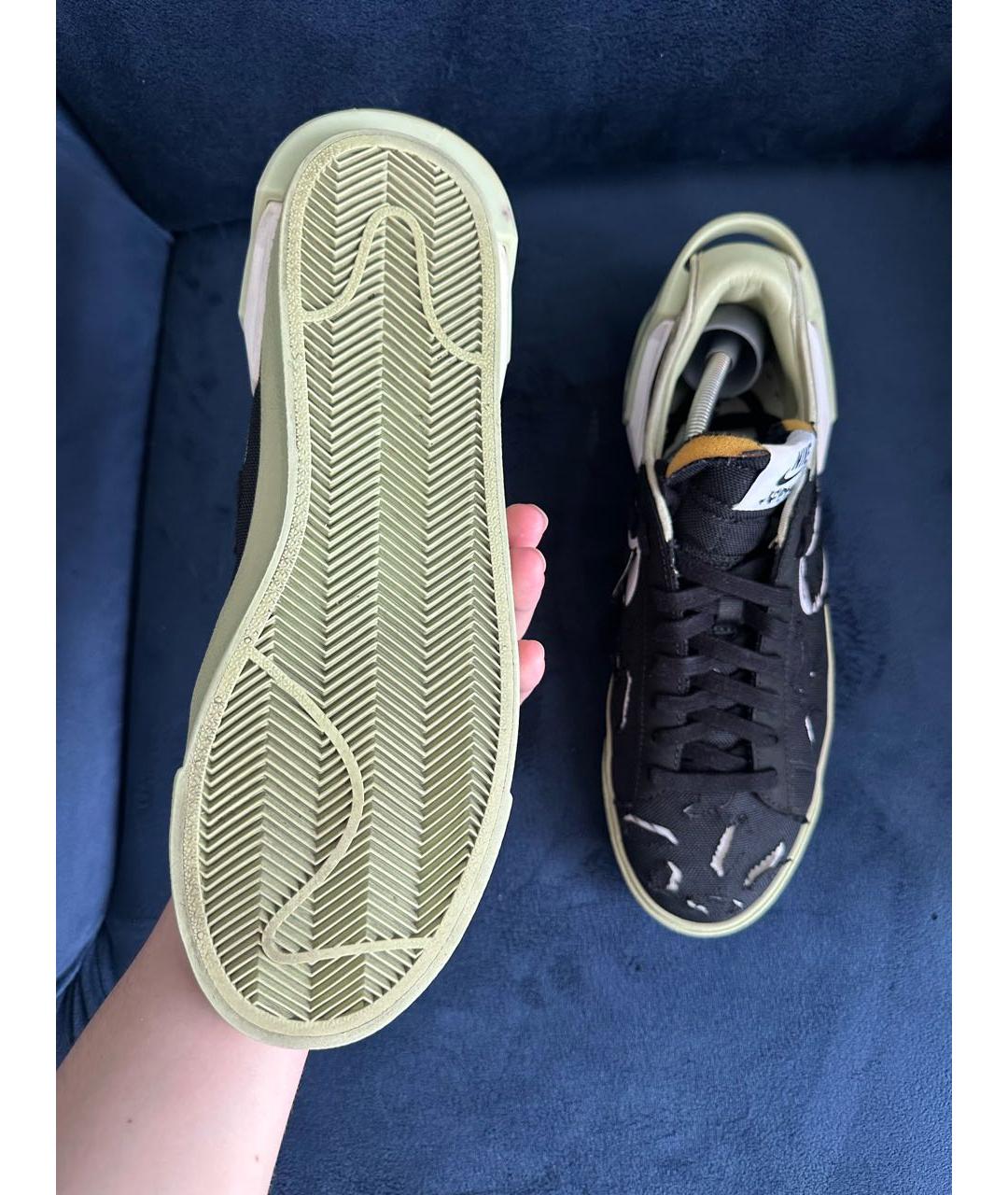 ACRONYM® Черные текстильные низкие кроссовки / кеды, фото 8