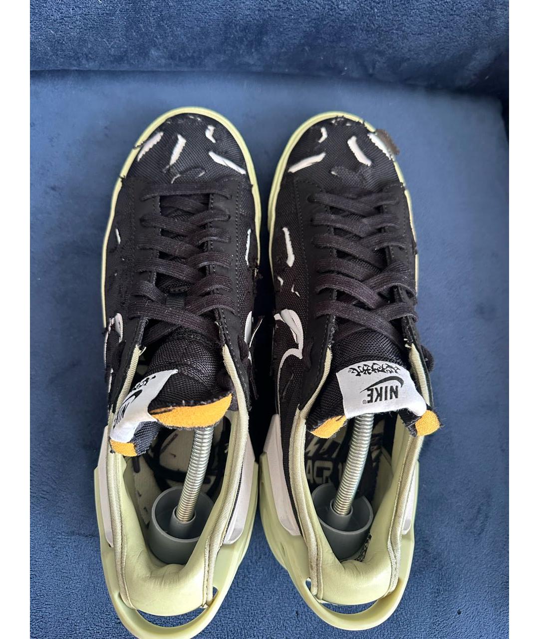 ACRONYM® Черные текстильные низкие кроссовки / кеды, фото 3