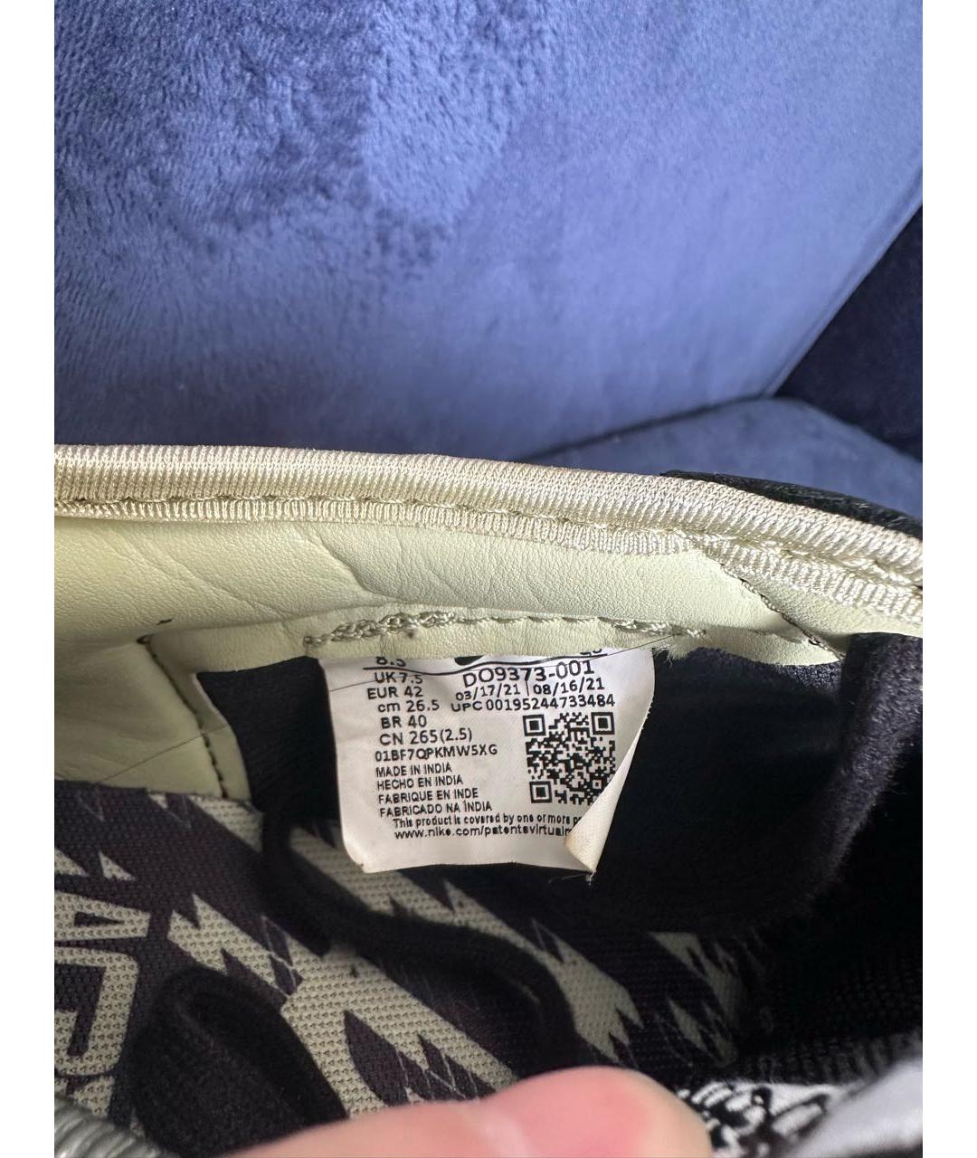 ACRONYM® Черные текстильные низкие кроссовки / кеды, фото 6