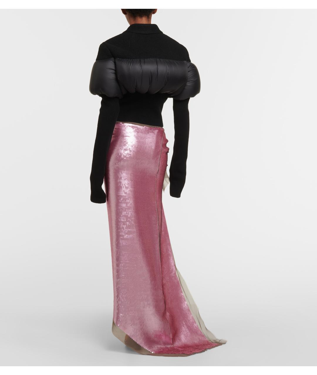 RICK OWENS Розовая юбка макси, фото 3