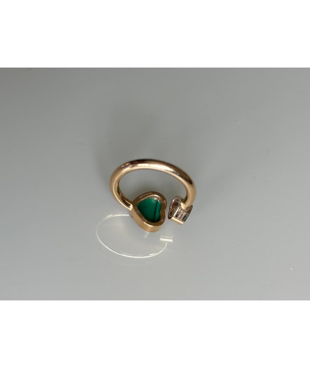 CHOPARD Зеленые кольцо из розового золота, фото 4