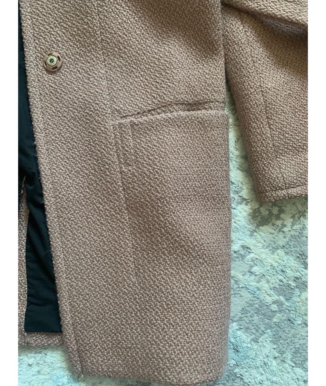 DIANE VON FURSTENBERG Розовое шерстяное пальто, фото 7