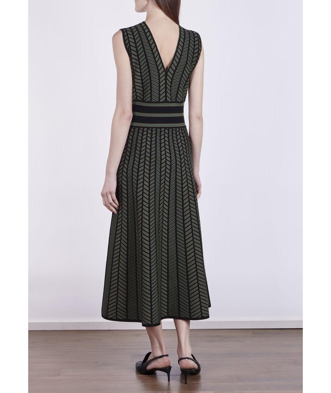 MAX MARA Черное вискозное коктейльное платье, фото 4