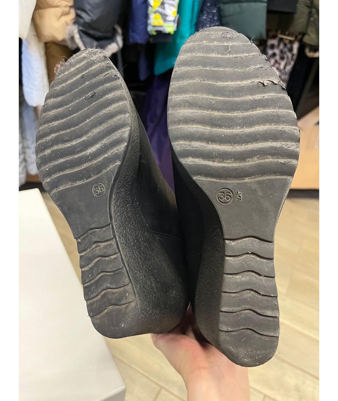 TESTONI Черные кожаные сапоги, фото 2