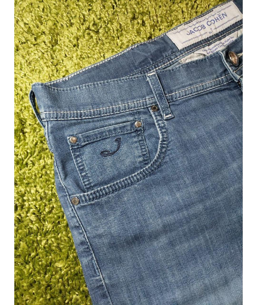 JACOB COHEN Синие хлопковые шорты, фото 7