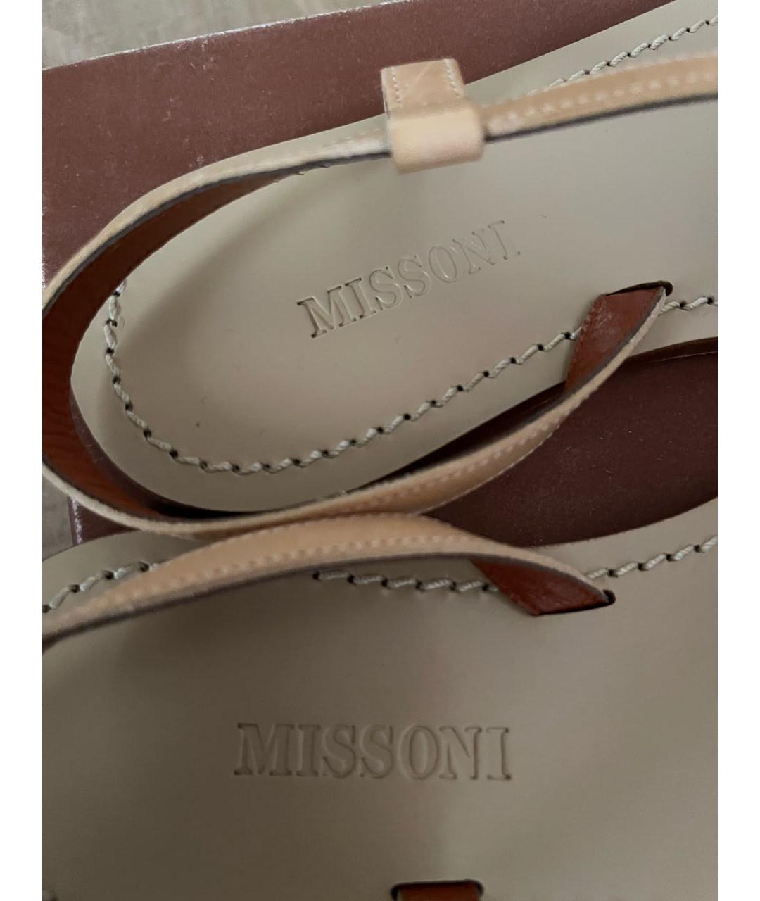 MISSONI Желтые сандалии, фото 7