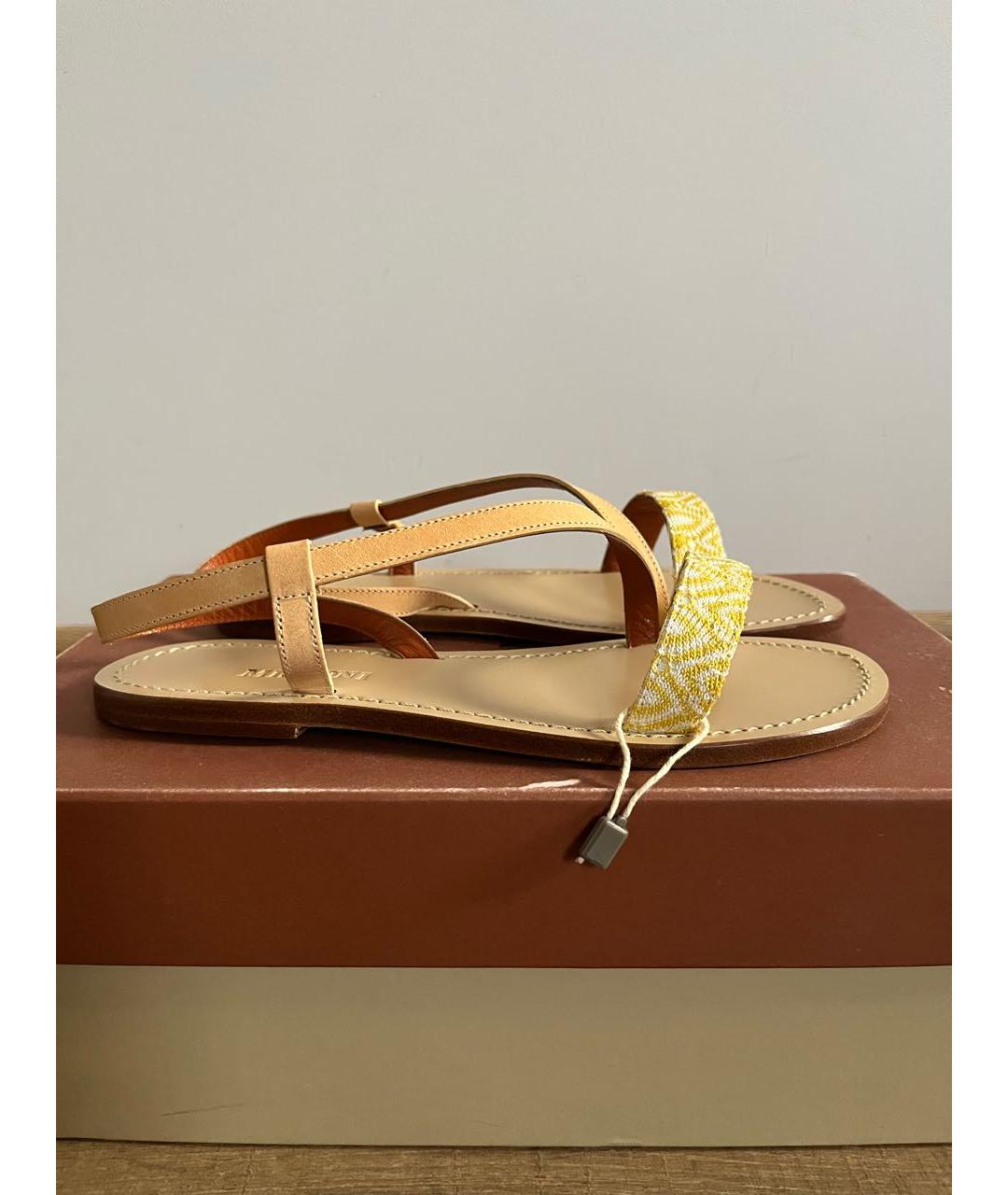MISSONI Желтые сандалии, фото 9