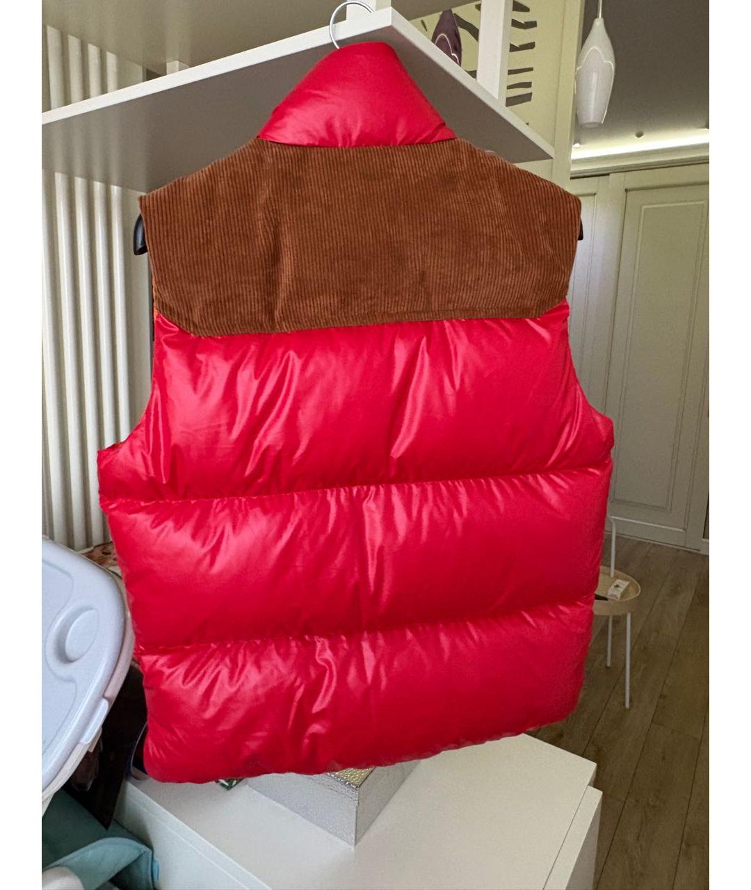 MONCLER Красный жилет, фото 2