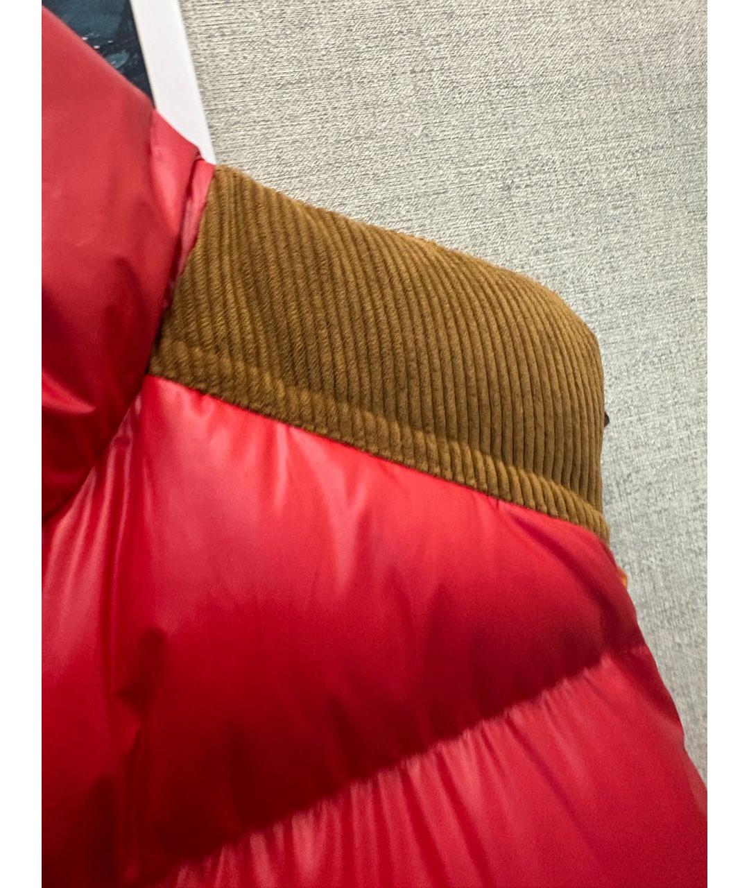 MONCLER Красный жилет, фото 8