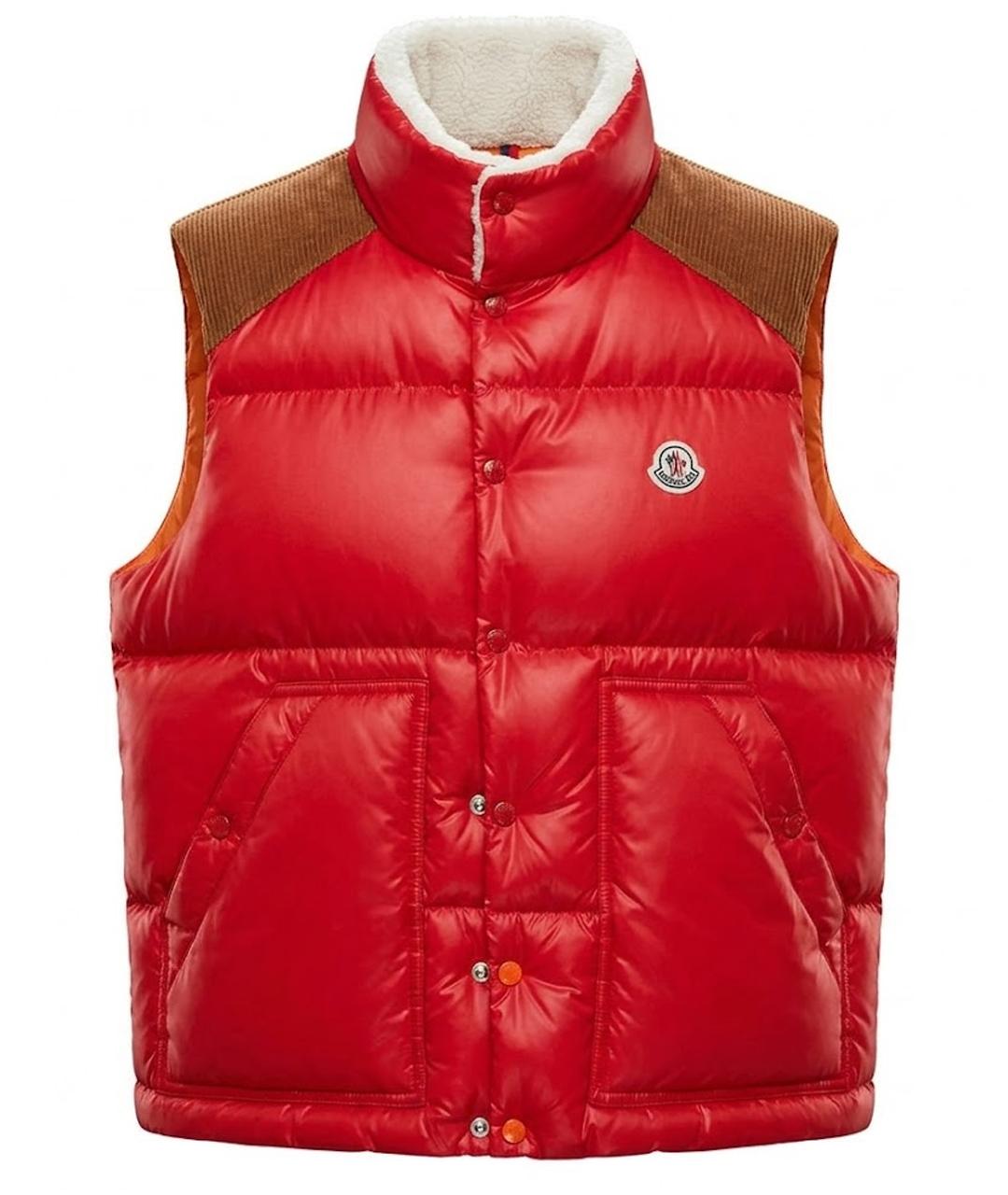 MONCLER Красный жилет, фото 1