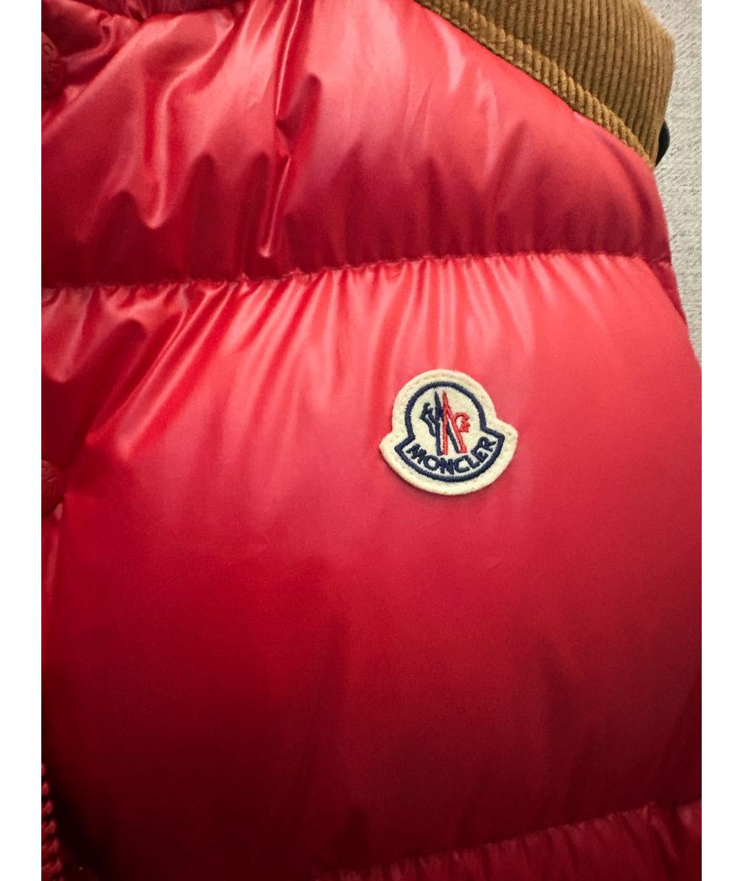 MONCLER Красный жилет, фото 4