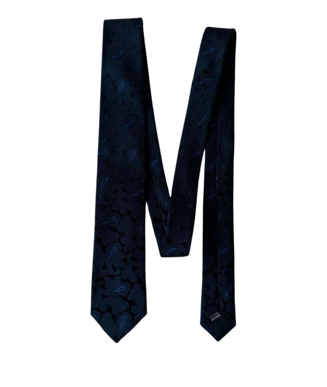 PAL ZILERI Черный шелковый галстук, фото 1