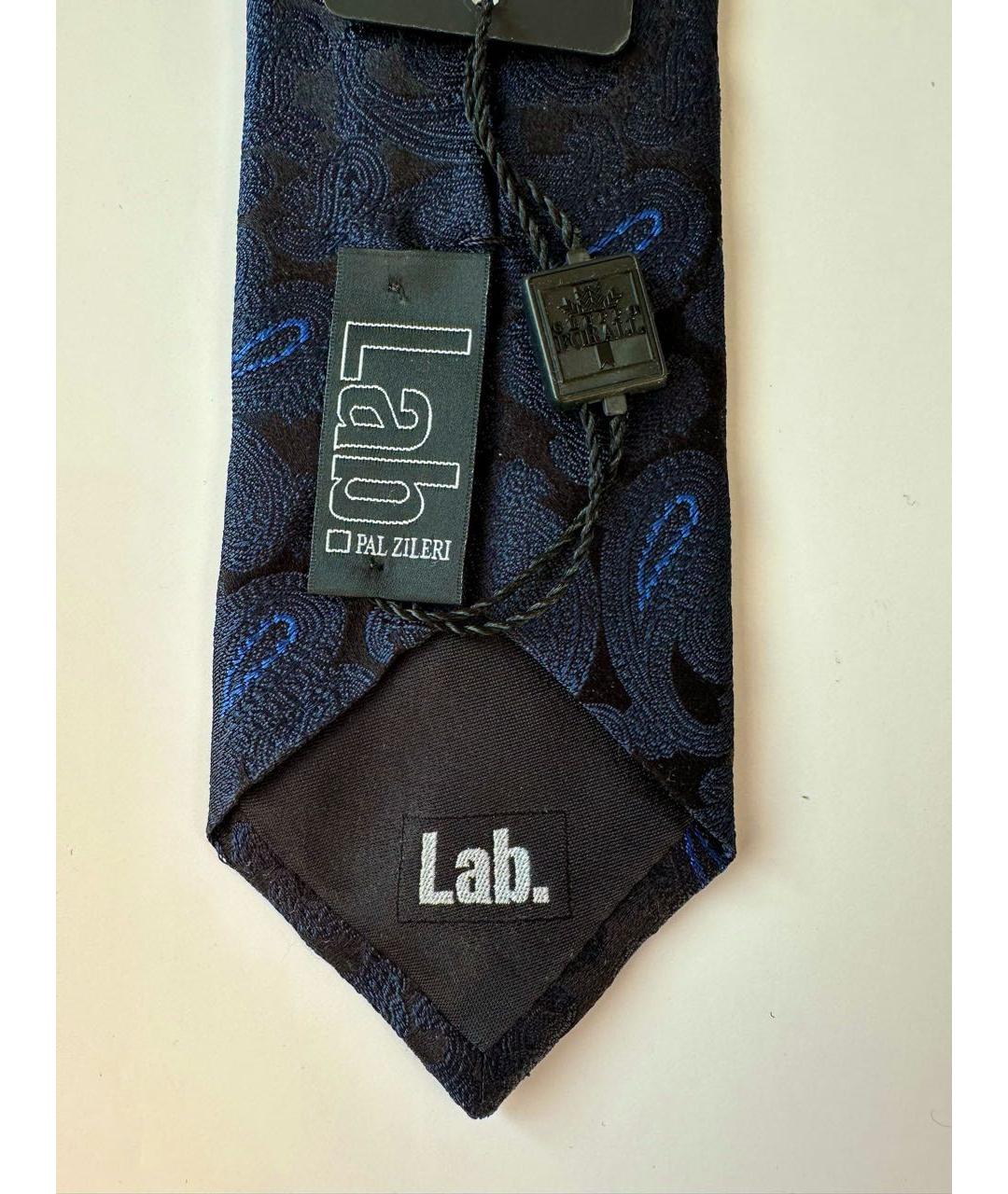 PAL ZILERI Черный шелковый галстук, фото 3