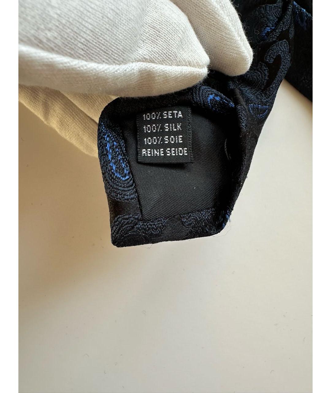 PAL ZILERI Черный шелковый галстук, фото 5