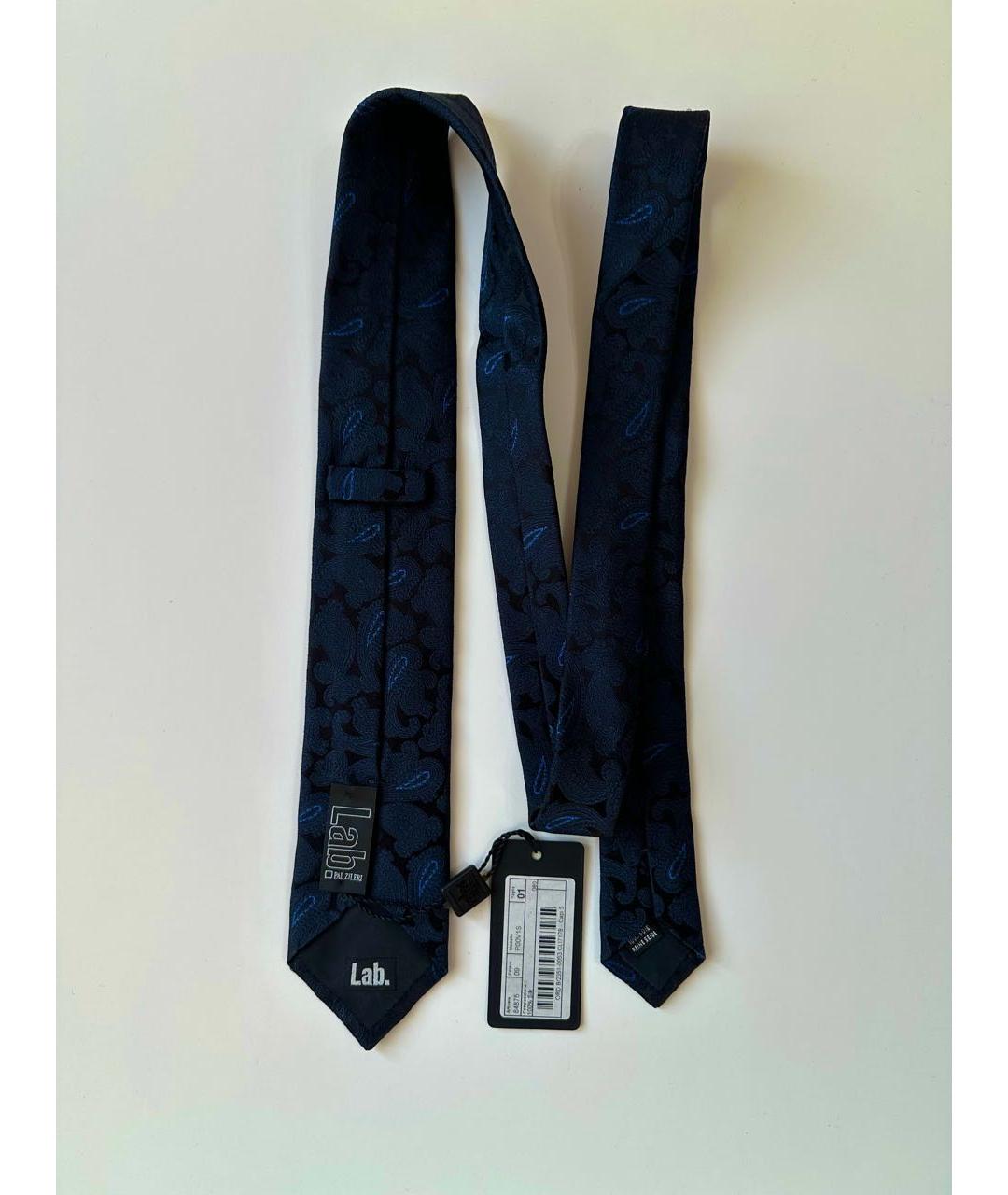 PAL ZILERI Черный шелковый галстук, фото 2