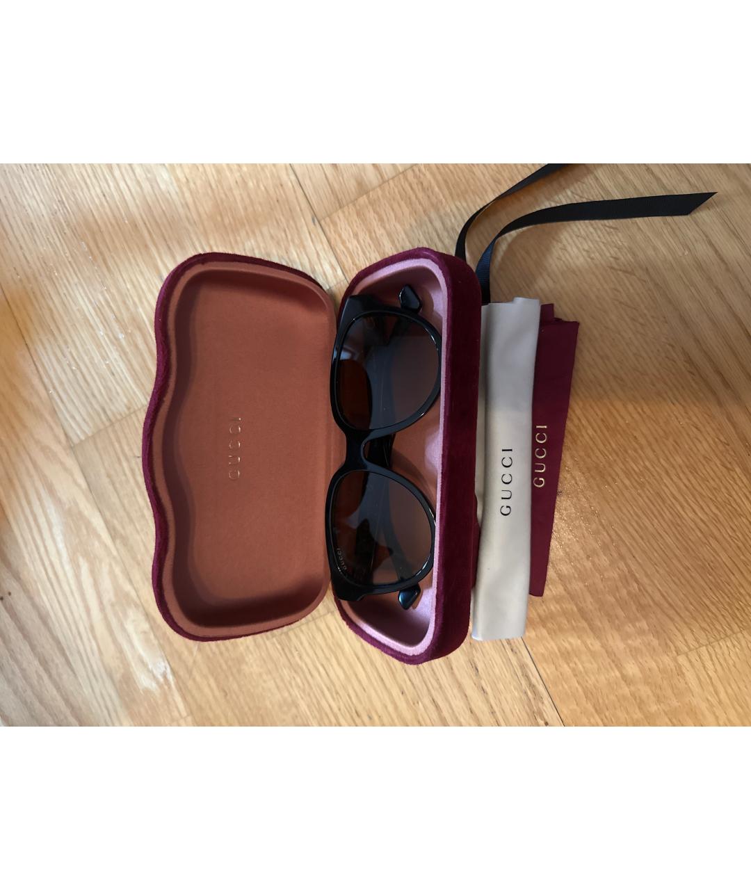 GUCCI Черные солнцезащитные очки, фото 2