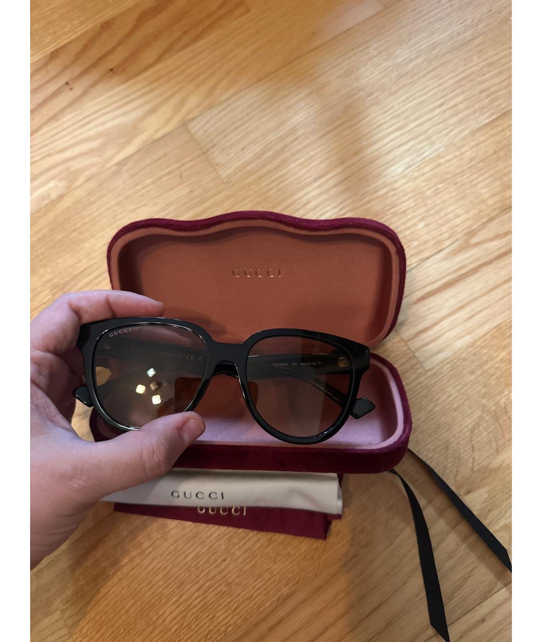 GUCCI Черные солнцезащитные очки, фото 4