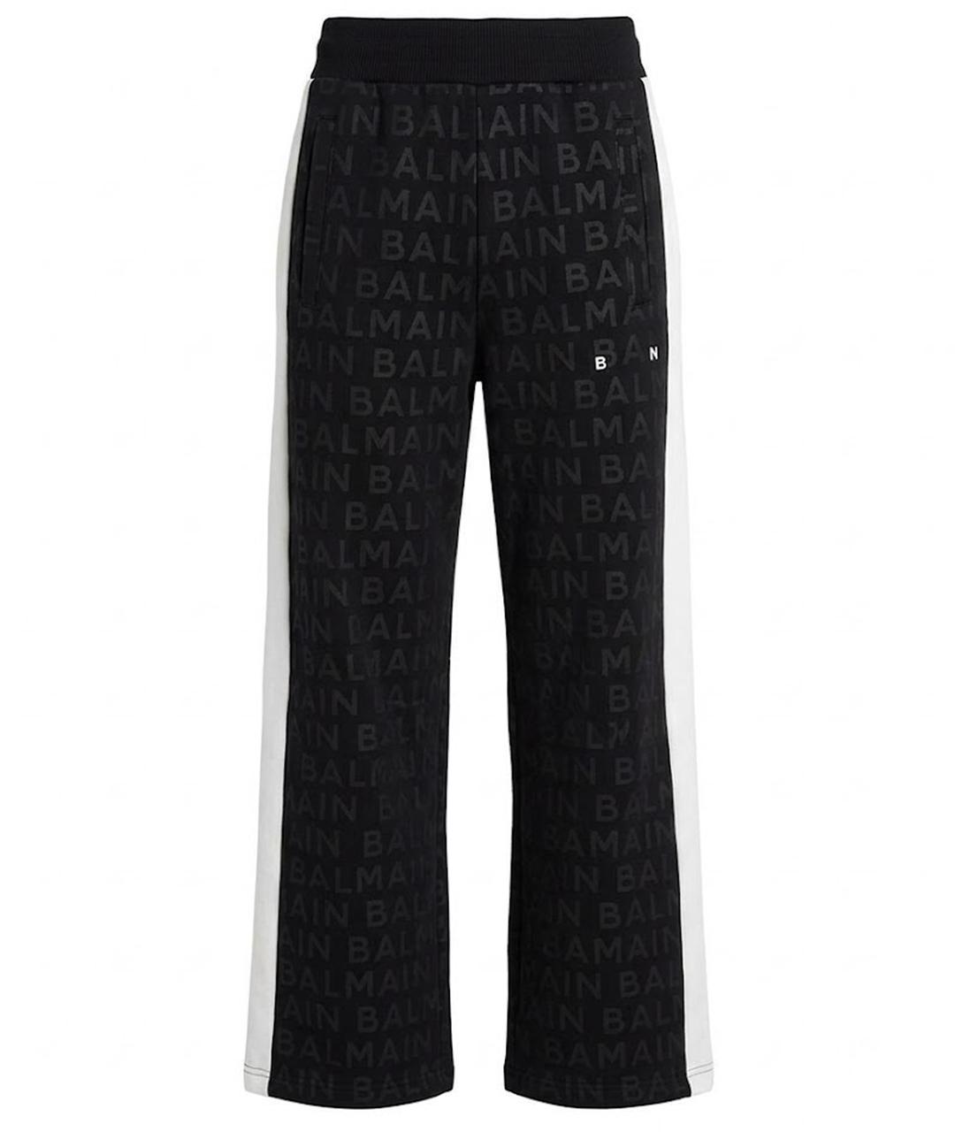 BALMAIN Черные вискозные брюки и шорты, фото 1