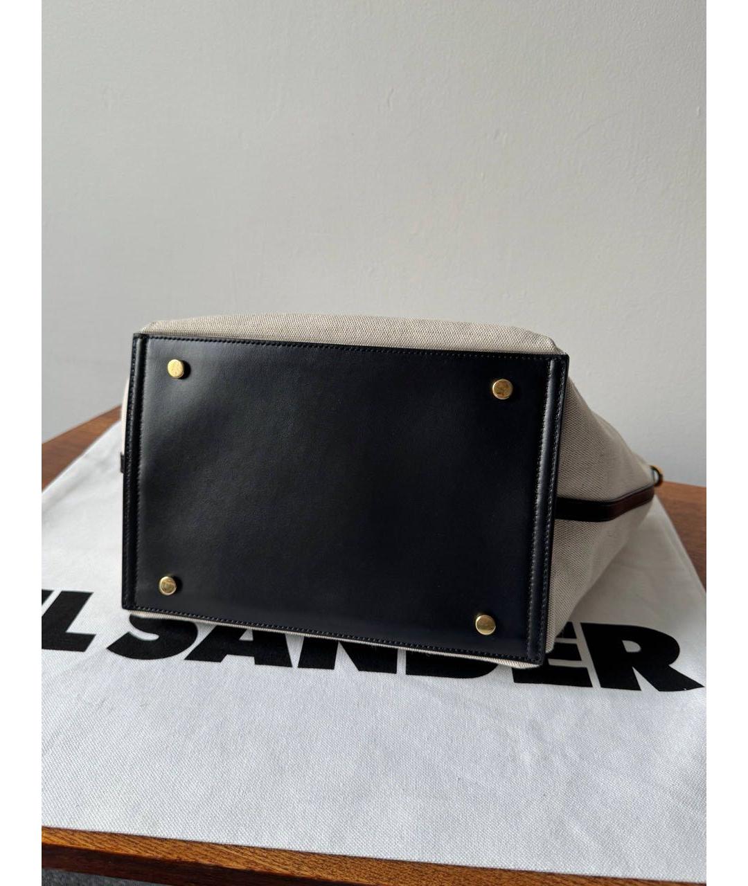 JIL SANDER Бежевая сумка тоут, фото 8