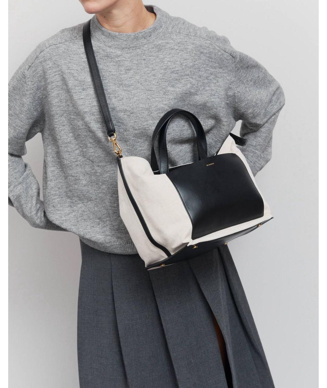 JIL SANDER Бежевая сумка тоут, фото 4