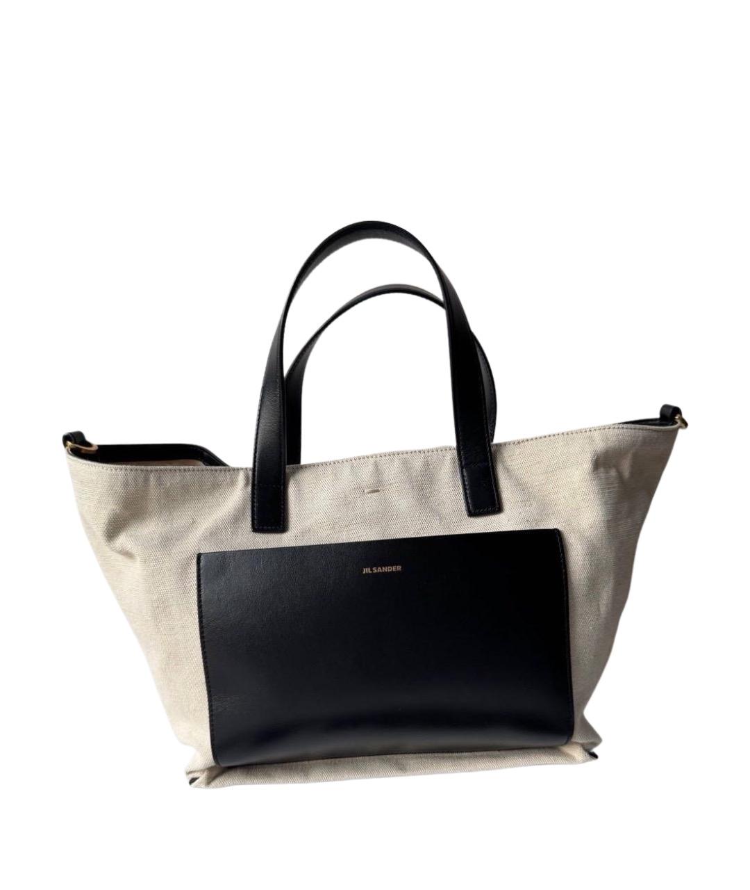 JIL SANDER Бежевая сумка тоут, фото 1