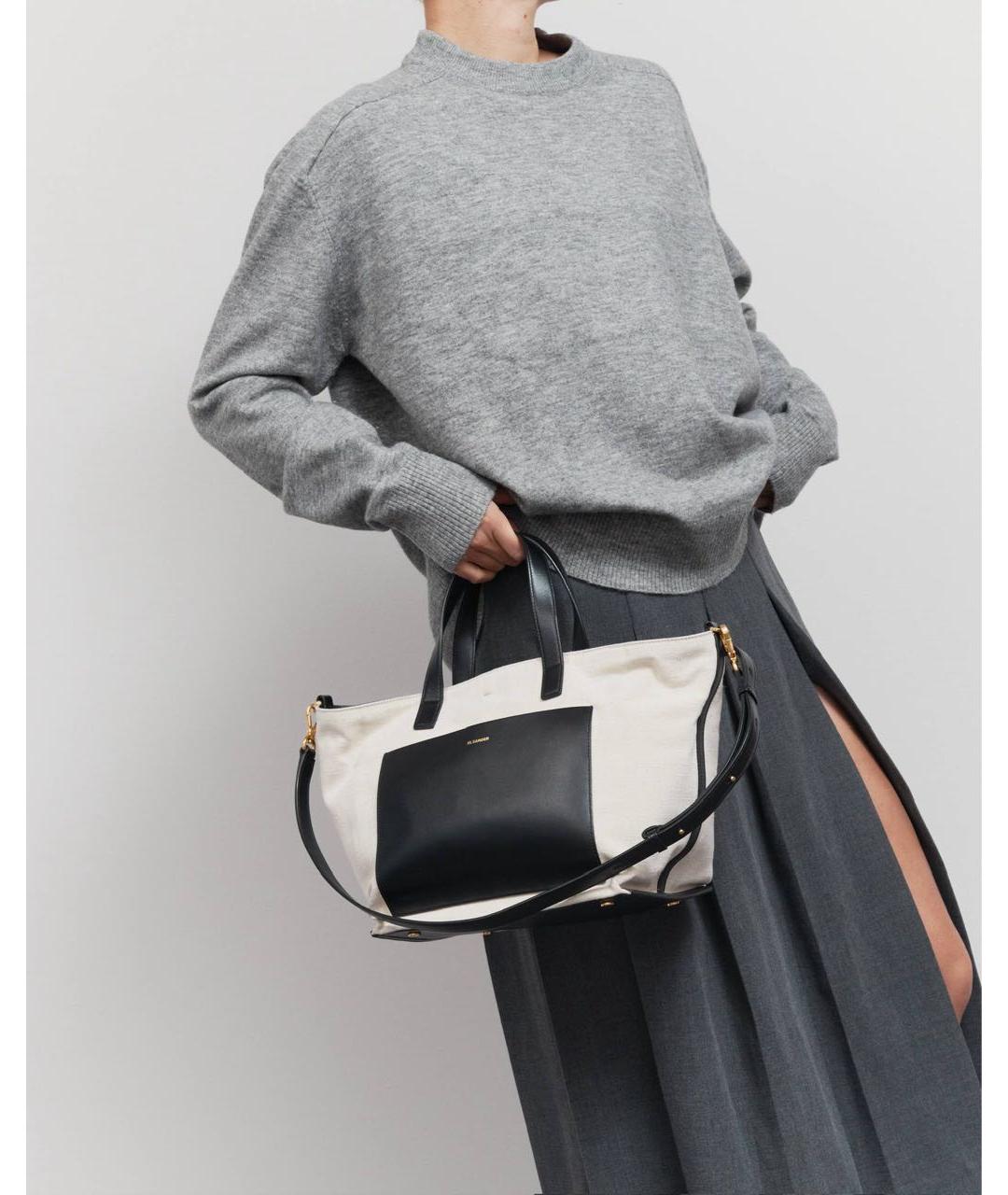 JIL SANDER Бежевая сумка тоут, фото 3