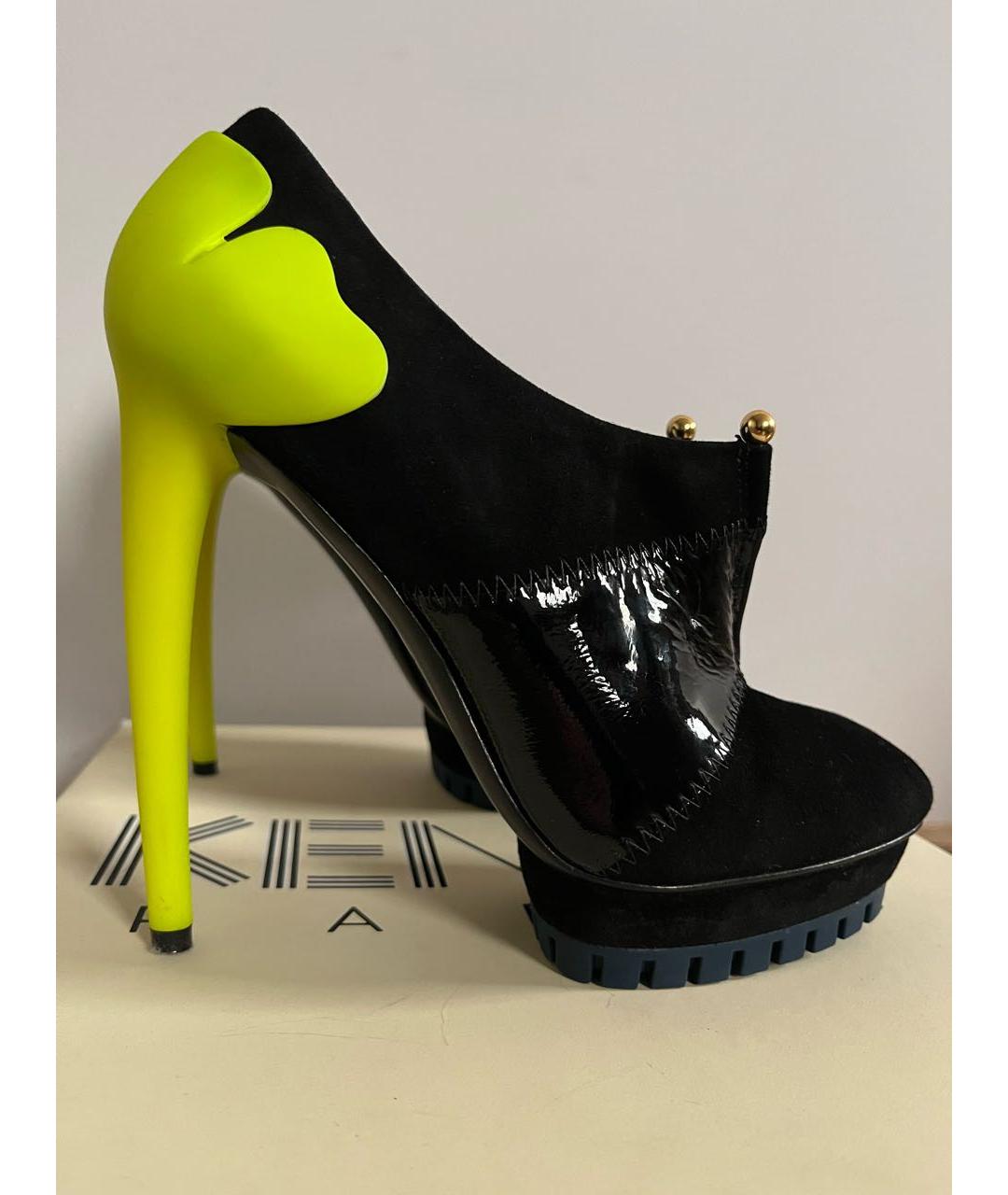 KENZO Мульти замшевые ботильоны, фото 9