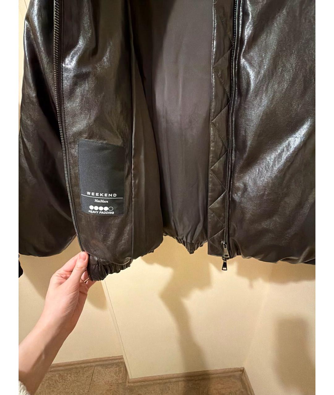 WEEKEND MAX MARA Коричневая вискозная куртка, фото 5