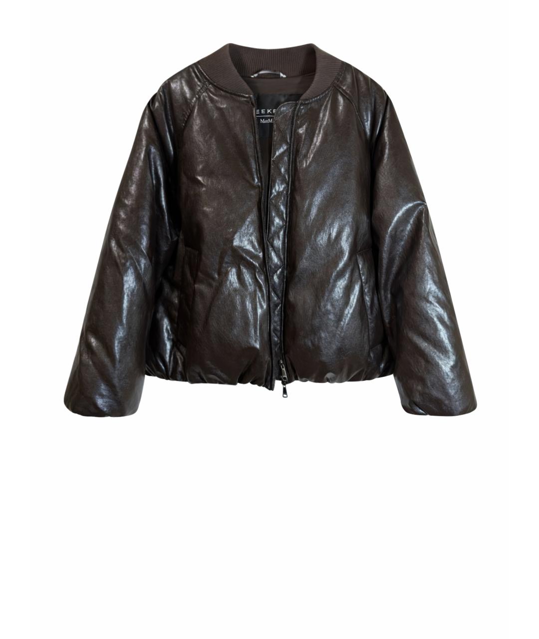 WEEKEND MAX MARA Коричневая вискозная куртка, фото 1