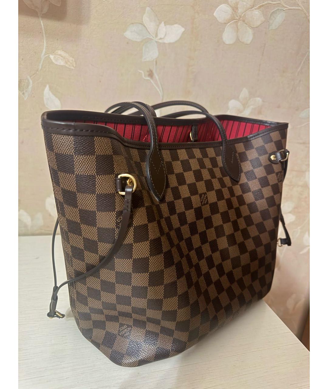 LOUIS VUITTON Коричневая сумка тоут, фото 2