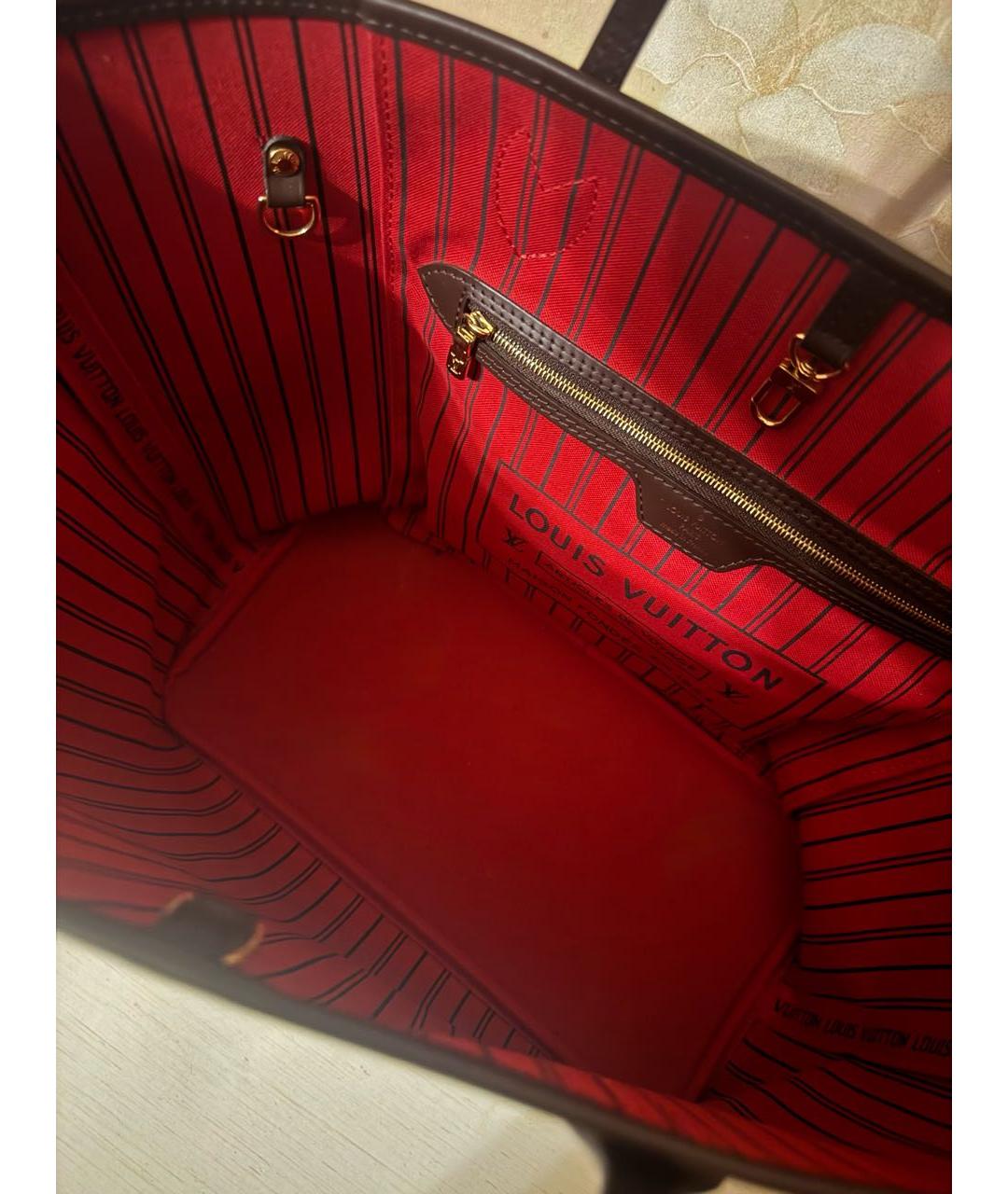 LOUIS VUITTON Коричневая сумка тоут, фото 4