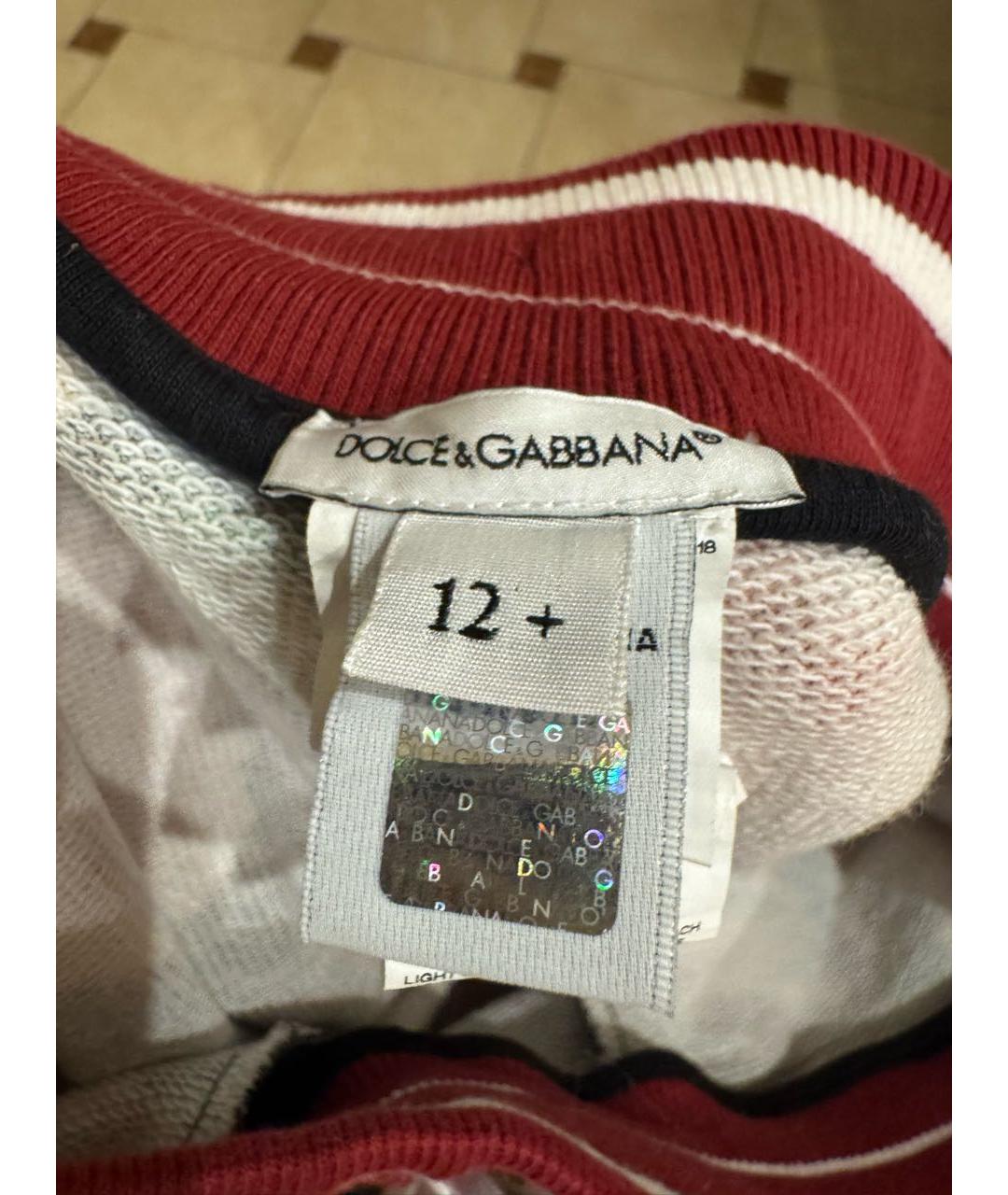 DOLCE & GABBANA KIDS Мульти хлопковые брюки и шорты, фото 3