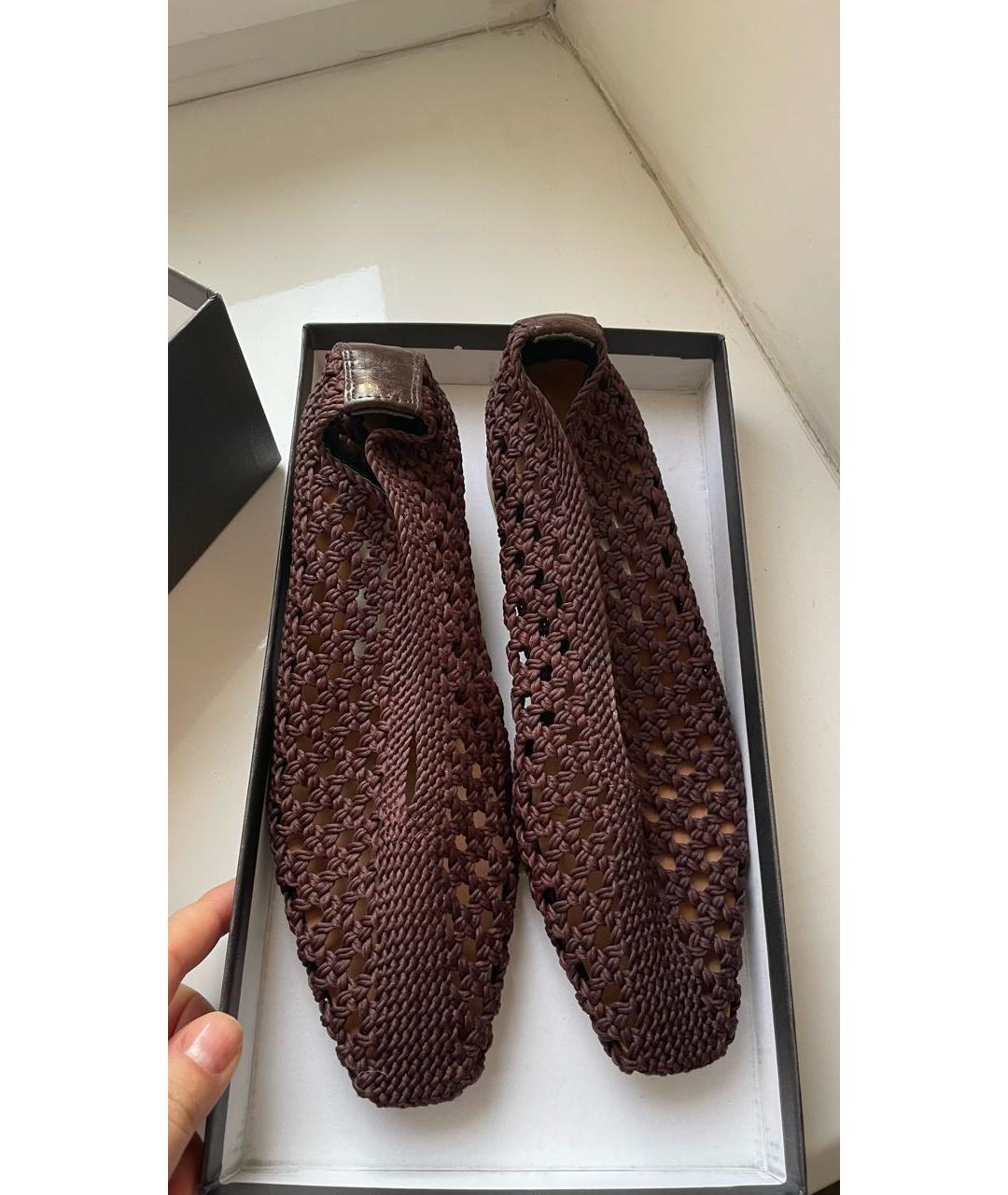MIISTA Коричневые текстильные туфли, фото 5