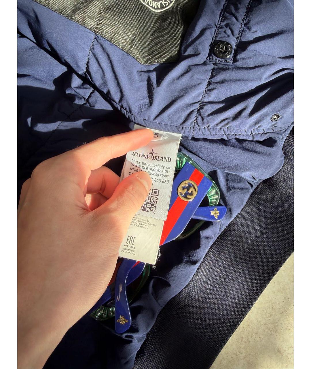 STONE ISLAND Синяя куртка, фото 5