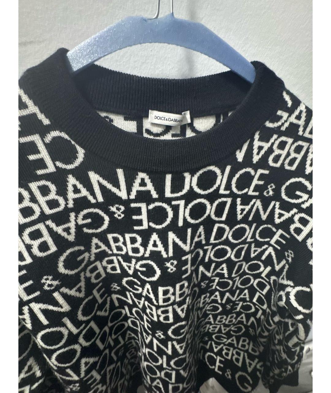 DOLCE & GABBANA KIDS Черный шерстяной жакет / жилет, фото 3