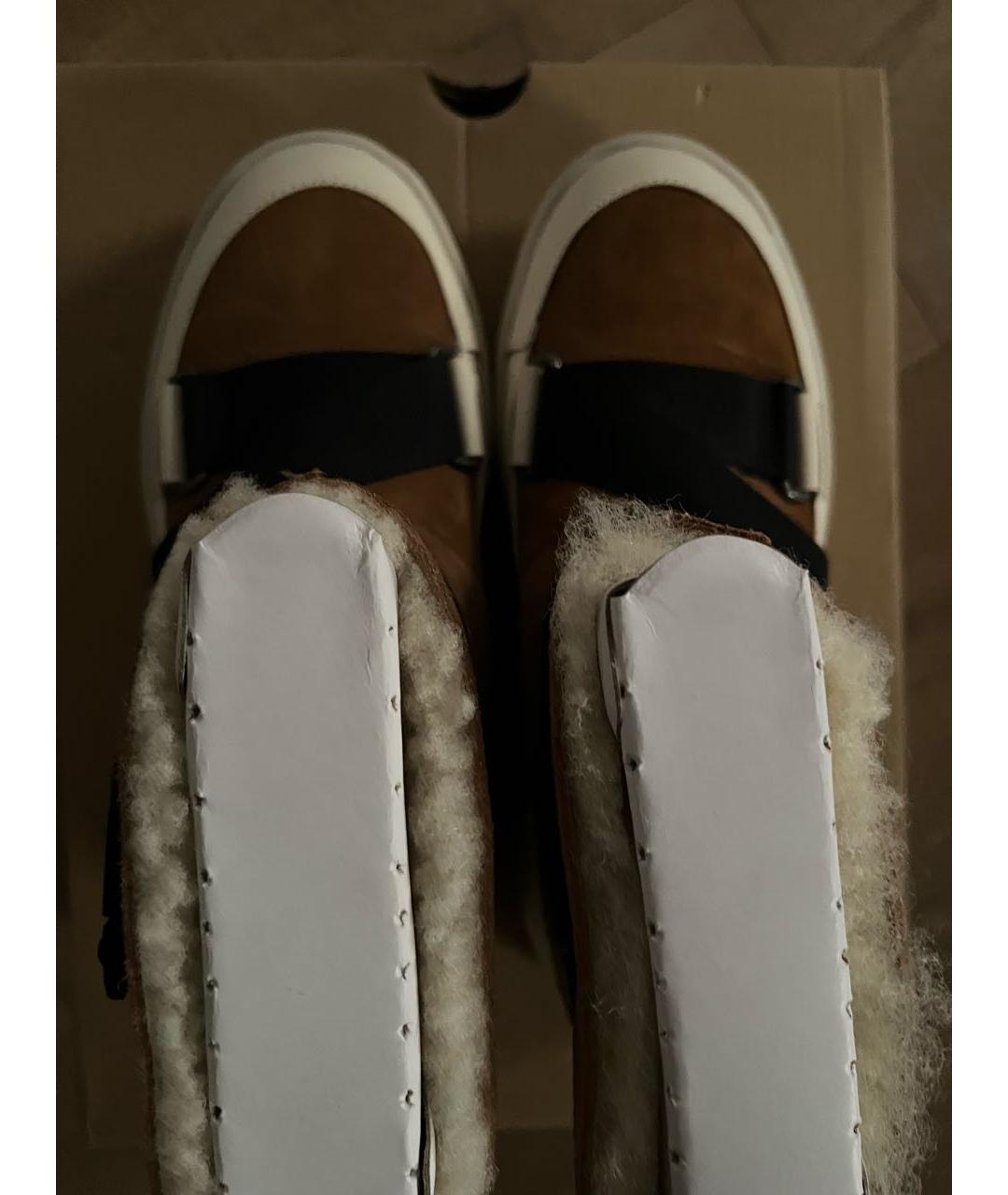 UGG AUSTRALIA Коричневые замшевые полусапоги, фото 3