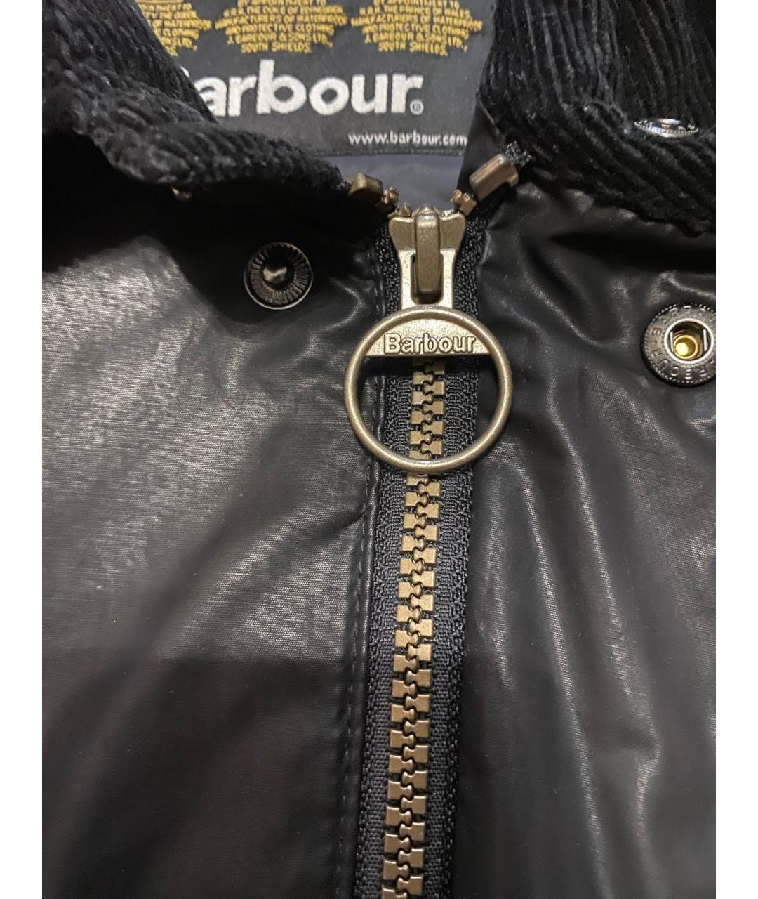 BARBOUR Черная хлопковая куртка, фото 3