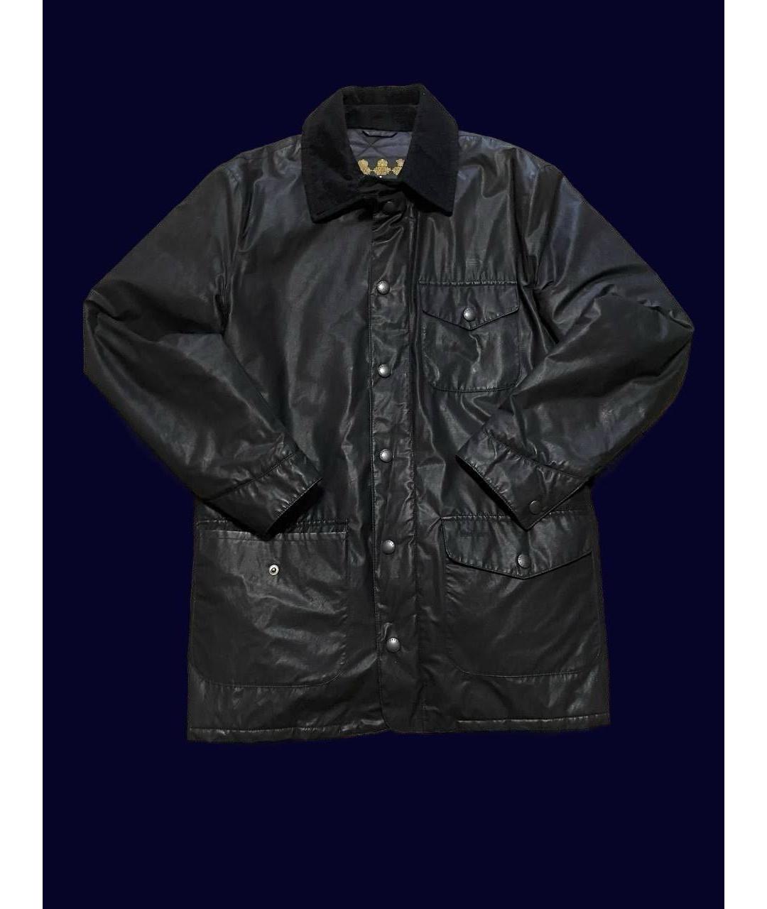 BARBOUR Черная хлопковая куртка, фото 4