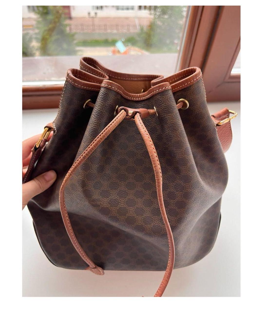 CELINE Коричневая сумка тоут, фото 2