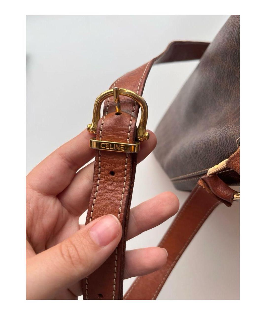 CELINE Коричневая сумка тоут, фото 4