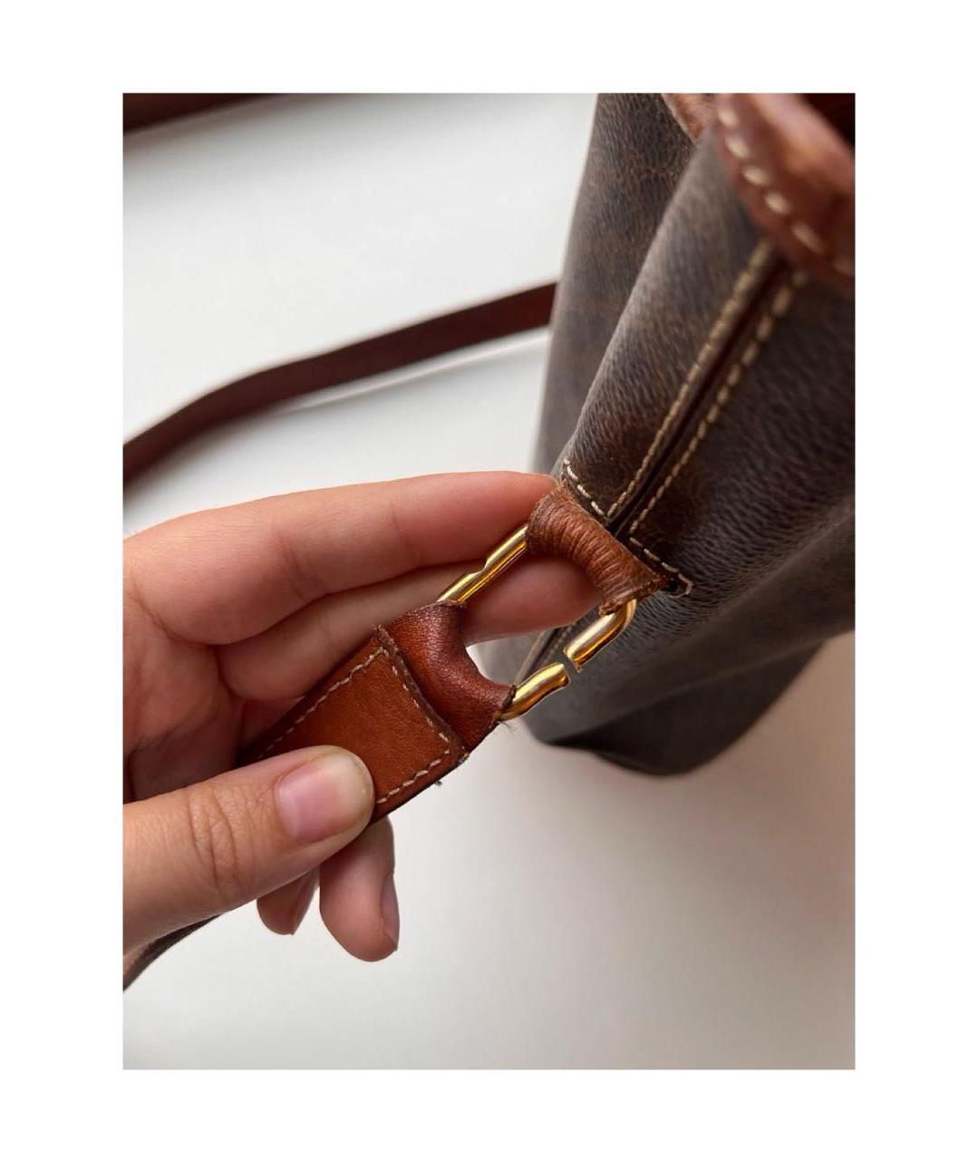 CELINE Коричневая сумка тоут, фото 5