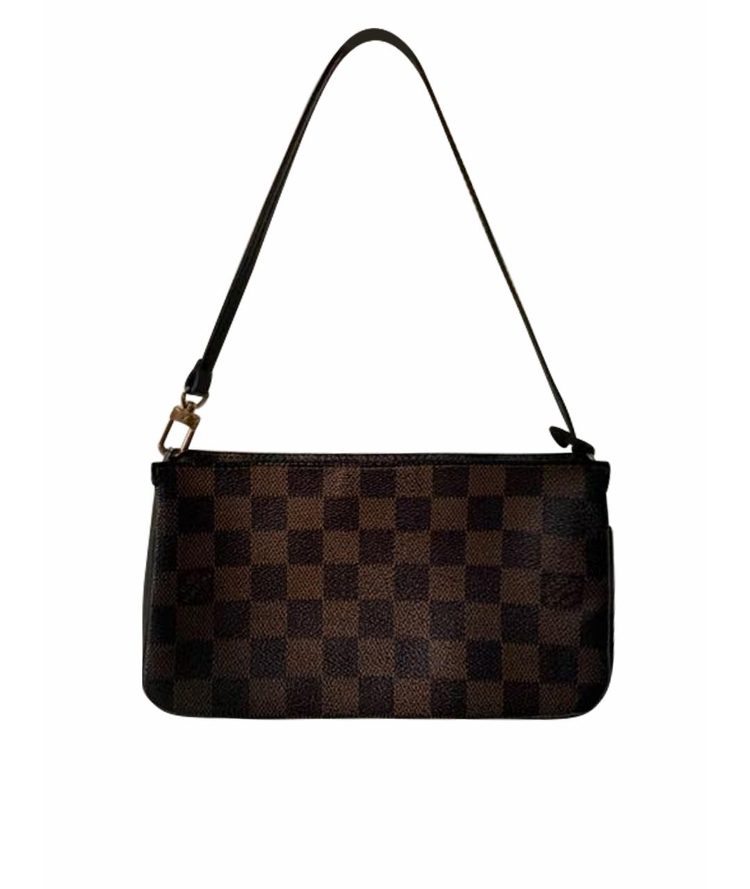 LOUIS VUITTON Коричневая сумка с короткими ручками, фото 1