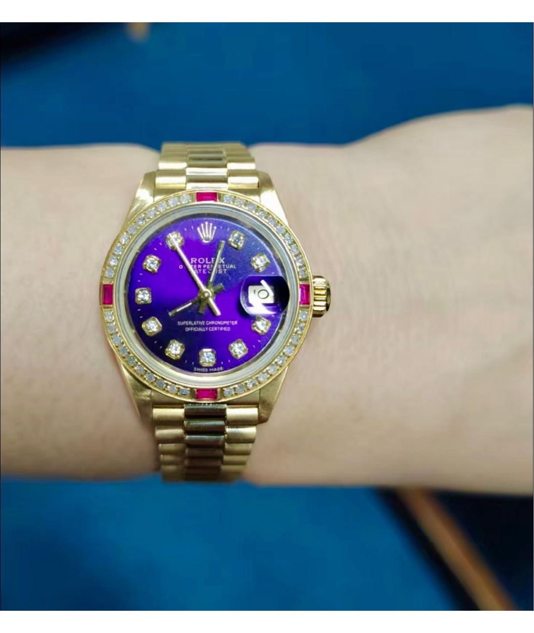 ROLEX Золотые часы из желтого золота, фото 4