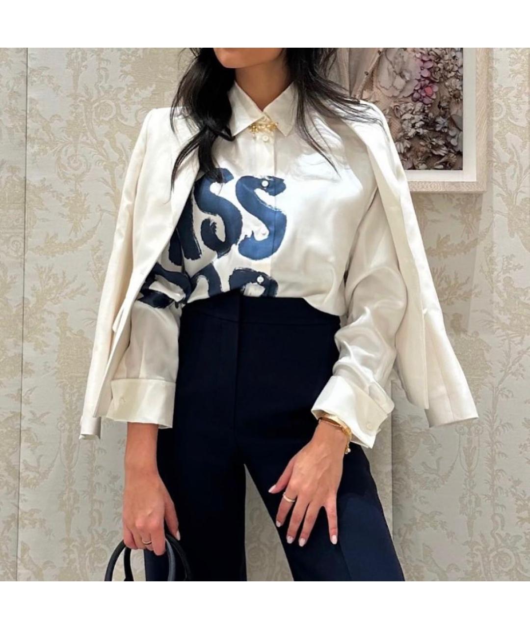 CHRISTIAN DIOR Белая хлопковая рубашка, фото 8